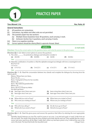 One For All Olympiads Workbook Class 6 English | Questions for SOF IEO & Other Olympiad Exams 2026 | With Sample Practice Papers & .OswaalAI