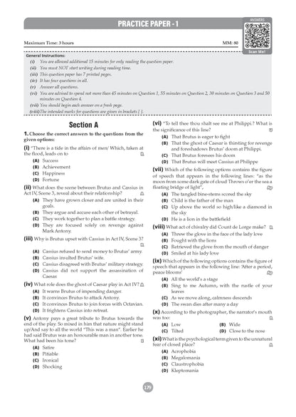 Class 10 ICSE Question Bank English Paper-2 Literature (2017-2026) | For 2027 Exam Chapter-wise & Topic-wise with Competency Based Questions | Includes 2026 Paper- fully solved