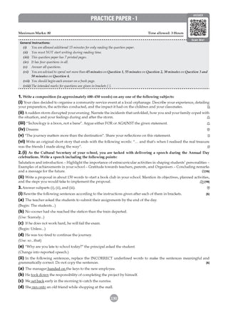 Class 11 & 12 ISC English Paper 1 Language Question Bank (2017–2026)| Chapter-wise & Topic-wise with Competency Based Questions |For 2027 Exam | With Solved 2026 Board Paper | Self-Assessment Papers