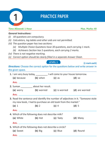 One For All Olympiads Workbook Class 2 English | Questions for SOF IEO & Other Olympiad Exams 2026 | With Sample Practice Papers & Oswaal.AI