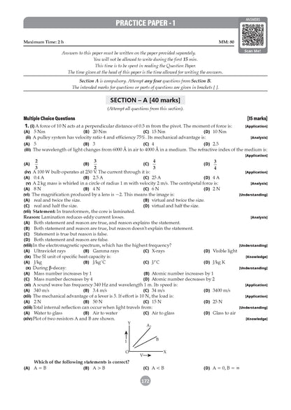 Class 10 ICSE Question Bank Physics (2017-2026) | For 2027 Exam Chapter-wise & Topic-wise with Competency Based Questions | Includes 2026 Paper- fully solved | Self-Assessment Papers | Practice Papers
