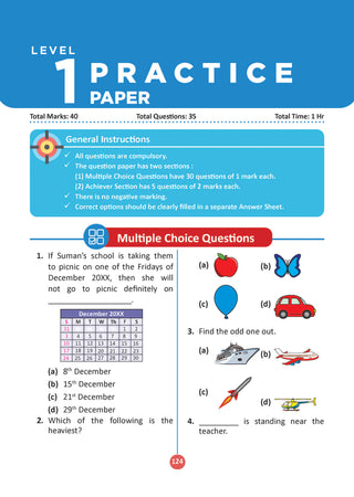 One For All Olympiads Class 1 Logical Reasoning Prep-Guide Book | Chapter-wise Previous Years' Solved Papers | Questions for Silverzone, Crest& Other Exams 2026 | With Sample Papers& Oswaal.AI