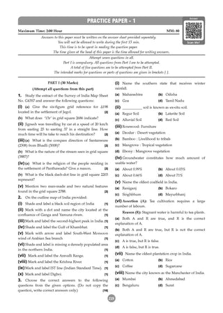 Class 10 ICSE Question Bank Geography (2017 – 2026) |For 2027 Exam Chapter-wise & Topic-wise with Competency Based Questions |  Includes 2026 Paper- fully solved | Self-Assessment Papers | Practice Papers