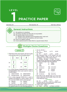 One for All Olympiads Previous Year Solved Papers Class 6 Reasoning For 2025 Exam