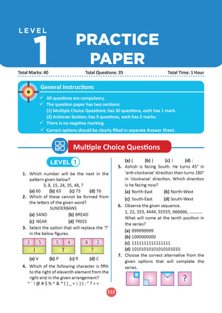 One For All Olympiads Class 5 Logical Reasoning Prep-Guide Book | Chapter-wise Previous Years' Solved Papers | Questions for Silverzone, Crest& Other Exams 2026 | With Sample Papers& Oswaal.AI