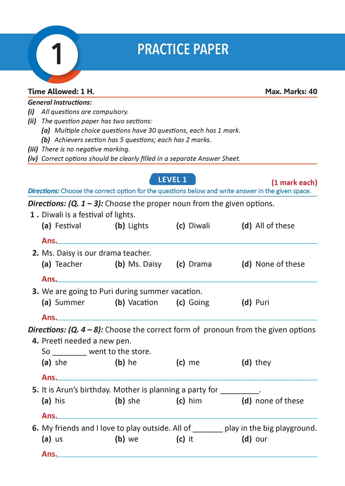 One For All Olympiad Workbook Class 1 (Set of 3 Books) Maths, Science & English For 2026 Exam