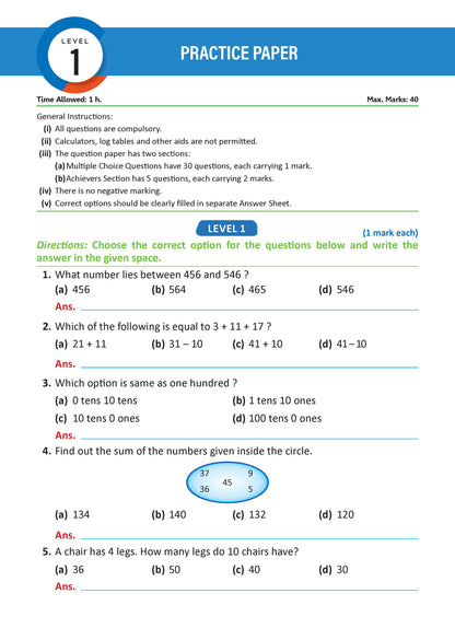 One For All Olympiad Workbook Class 2 (Set of 3 Books) Maths, Science & English For 2026 Exam