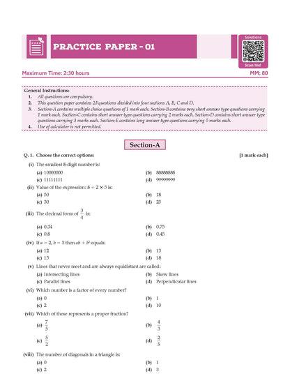One For All Question Banks NCERT & CBSE Class 7 (Set of 2 Books) Mathematics & Science (For Latest Exam)