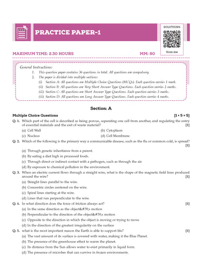 One For All Question Banks NCERT & CBSE Class 8 (Set of 2 Books) Science & Social Science (For Latest Exam)
