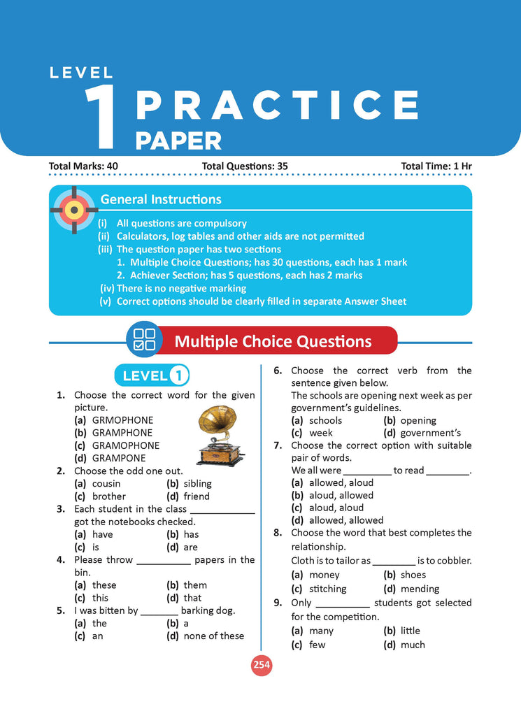 One for All Olympiads Previous Year Solved Papers Class 3 English For 2025 Exam