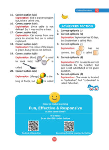 One for All Olympiads Previous Year Solved Papers Class 3 Reasoning For 2025 Exam