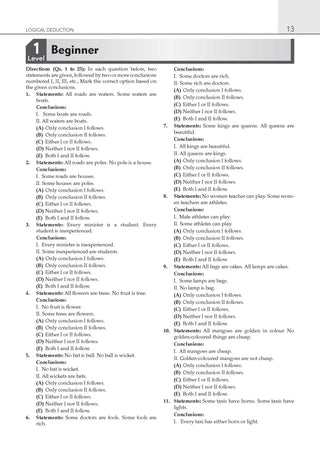 Objective Logical Reasoning For All Competitive Examinations | SSC, Defence, Banking, LIC, RRB, CAT & Other Important Exams