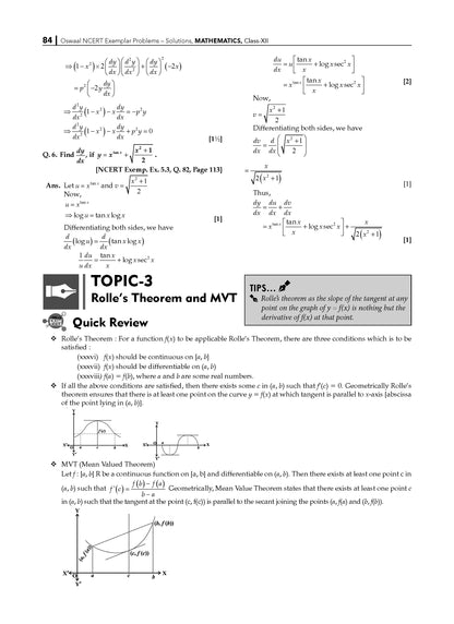 NCERT Exemplar (Problems - Solutions) Class 12 Mathematics Book For Latest Board Exam