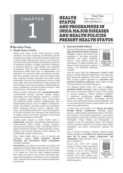 NTA CUET (UG) Chapter-wise Question Bank Physical Education For 2026 Exam (as per latest 27 Dec., notification) | PYQs & 600+ NCERT aligned MCQs | With Oswaal AI