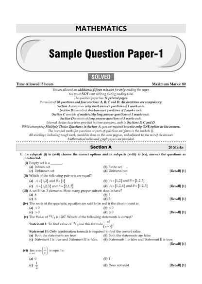 ISC 30 Combined Sample Question Papers Class-11 Commerce Stream (English Paper-1,English Paper-2, Accounts,Economics, Business Studies, Mathematics & Commerce)
