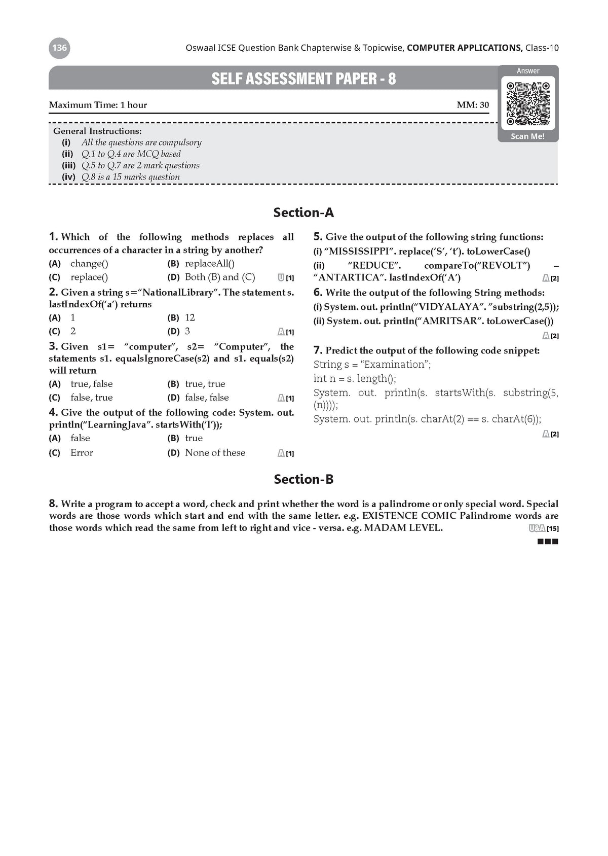 Class 10 ICSE Question Bank Computer Applications (2017-2026) | For 2027 Exam Chapter-wise & Topic-wise with Competency Based Questions | Includes 2026 Paper- fully solved | Self-Assessment Papers | Practice Papers