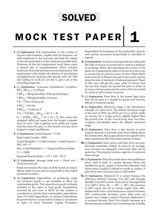 NTA CUET (UG) 10 Mock Test Papers Economics For 2026 Exam (Section –II) (as per latest 27 Dec., notification) | 500+ MCQs for Practice | Includes 2025 Paper- fully solved | With Oswaal AI