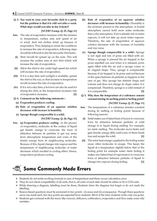 NCERT Exemplar (Problems - Solutions) Class 9 Science Book For Latest Exam