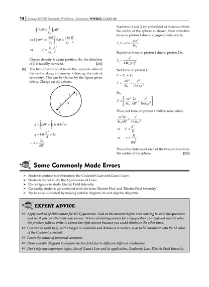 NCERT Exemplar (Problems - Solutions) Class 12 Physics Book For Latest Board Exam