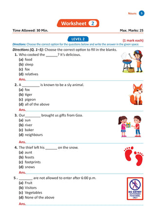 One For All Olympiads Workbook Class 1 English | Questions for SOF IEO & Other Olympiad Exams 2026 | With Sample Practice Papers & Oswaal.AI