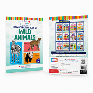 Lil Legends Picture Book for Kids Age 1+ Years - Learn About Wild Animals | Early Learning Illustrated Book with Colourful Pictures | First Words Book for Toddlers & Preschoolers
