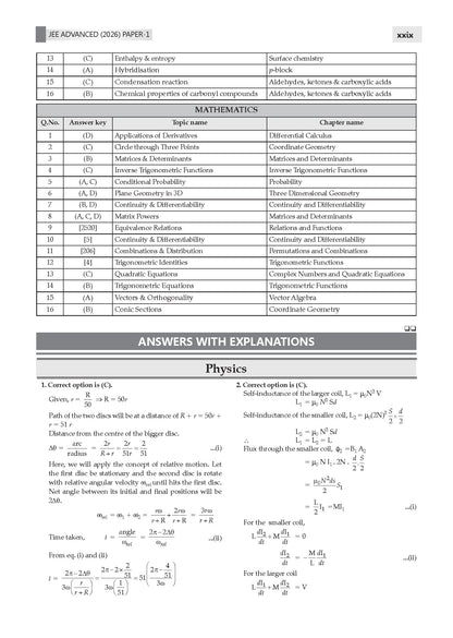 JEE Advanced | 10 Mock Test Papers (Paper 1 & 2) | Based on Latest Exam Trends & Pattern | Includes 2026 May Fully Solved Papers with Detailed Solutions