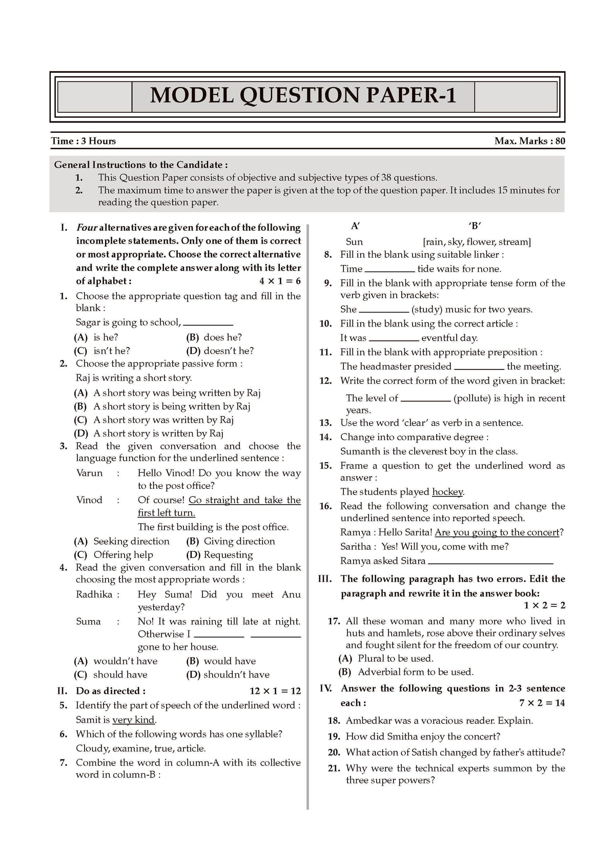 Karnataka SSLC Chapter-wise and Topic-wise Question Bank Solved Papers (2017 - 2026) | Class 10 | English Second Language | Includes 2026 Paper-Fully solved | For 2027 Exam | With Oswaal AI