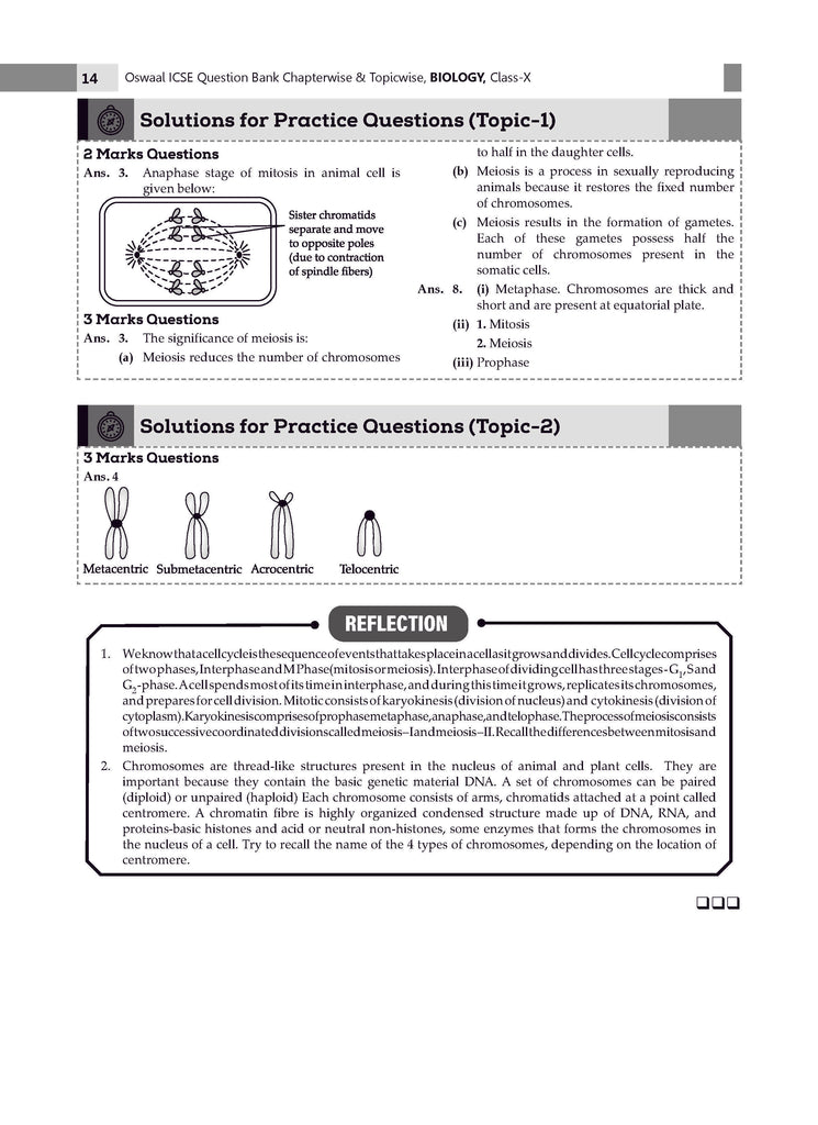 ICSE Question Bank Chapterwise & Topicwise Solved Papers Class 10 Biology For 2026 Exam