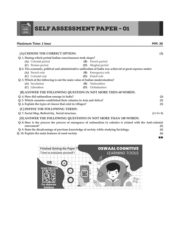 CBSE Question Bank Chapterwise and Topicwise SOLVED PAPERS Class 12 Sociology For Exam 2026