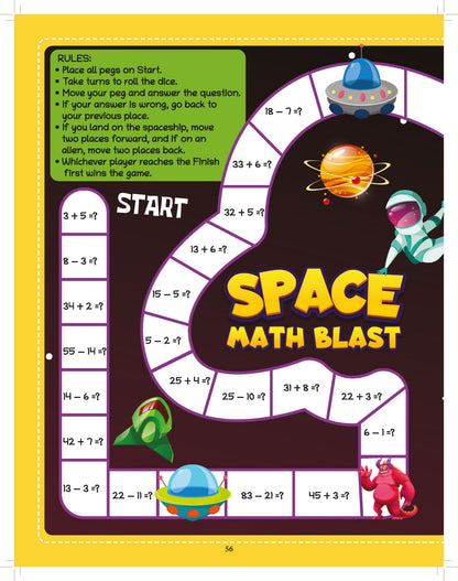 Lil Legends 250+ Activities â€“ Maths Quest Activity Book for kids (Age 5+ Years) | Conceptual Understanding & Thinking, Logical Reasoning, Problem Solving & more | Brain Boosting for Children - Oswaal Books