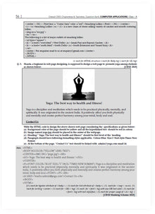 CBSE Question Bank Chapterwise and Topicwise SOLVED PAPERS Class 10 Computer Applications For Exam 2026