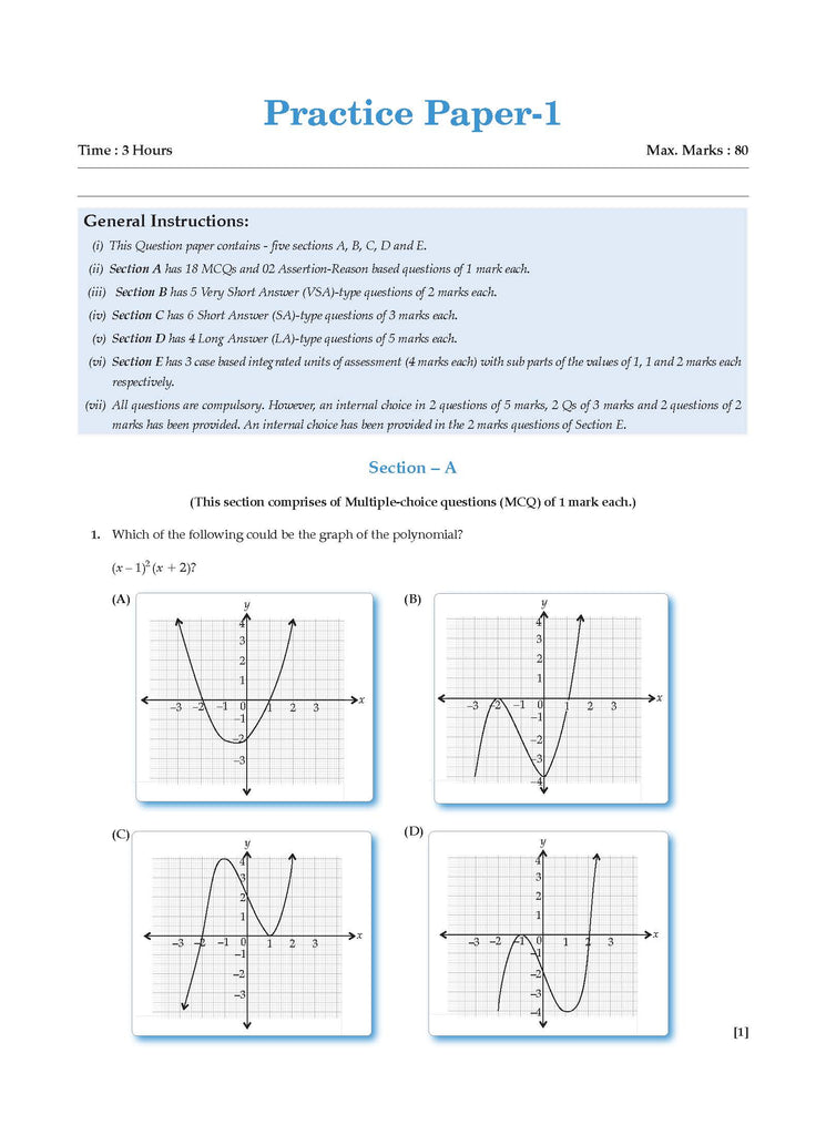 CBSE & NCERT One for All Class 10 Mathematics Standard (For 2026 Exam)