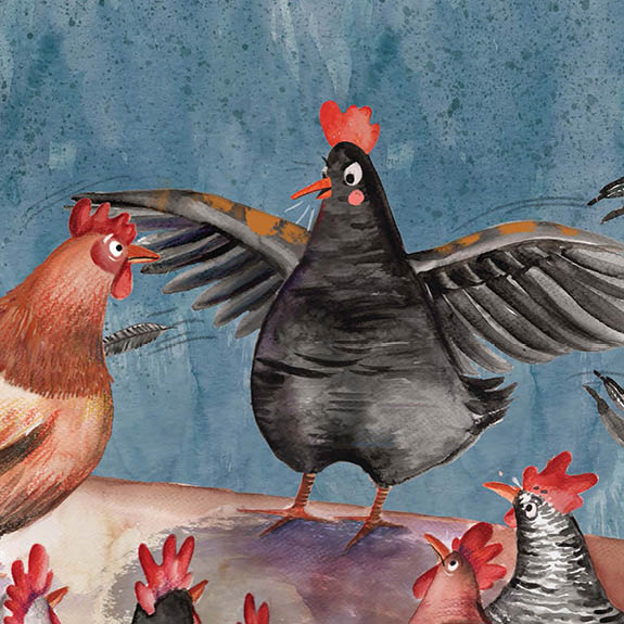 Lil Legends A Life Lesson for Kids Series, A Hen Called Pecker - A Story About Sharing | Value-based Picture Story Board Book | For Age 4-8