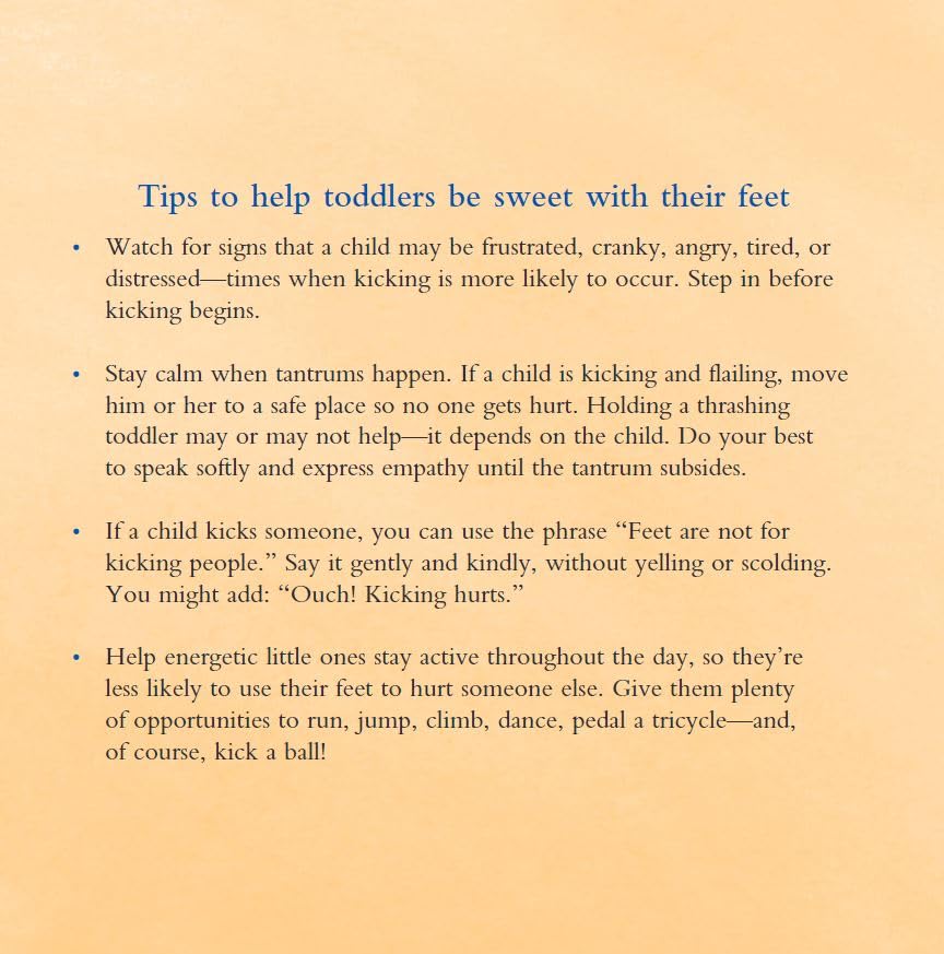 Feet Are Not for Kicking (Best Behaviour Series) â€” Gentle Board Book for Toddlers (Ages 1-4 yrs) | Teaches Kindness & Self-control | by Free Spirit Publishing