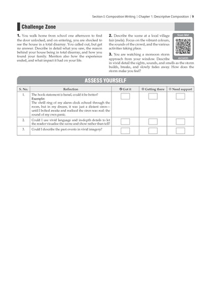 Class 10 ICSE Question Bank English Paper 1 (Language)(2017-2026) | For 2027 Exam Chapter-wise & Topic-wise with Competency Based Questions | Includes 2026 Paper- fully solved | Self-Assessment Papers | Practice Papers