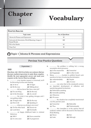 NDA/NA 13 Years’ Chapter-wise & Topic-wise Solved Papers | General Ability Test (GAT)| 2014-2026 (I) | Includes 2026 Paper – I | For Sep 2026 (II) Exam| With Oswaal AI