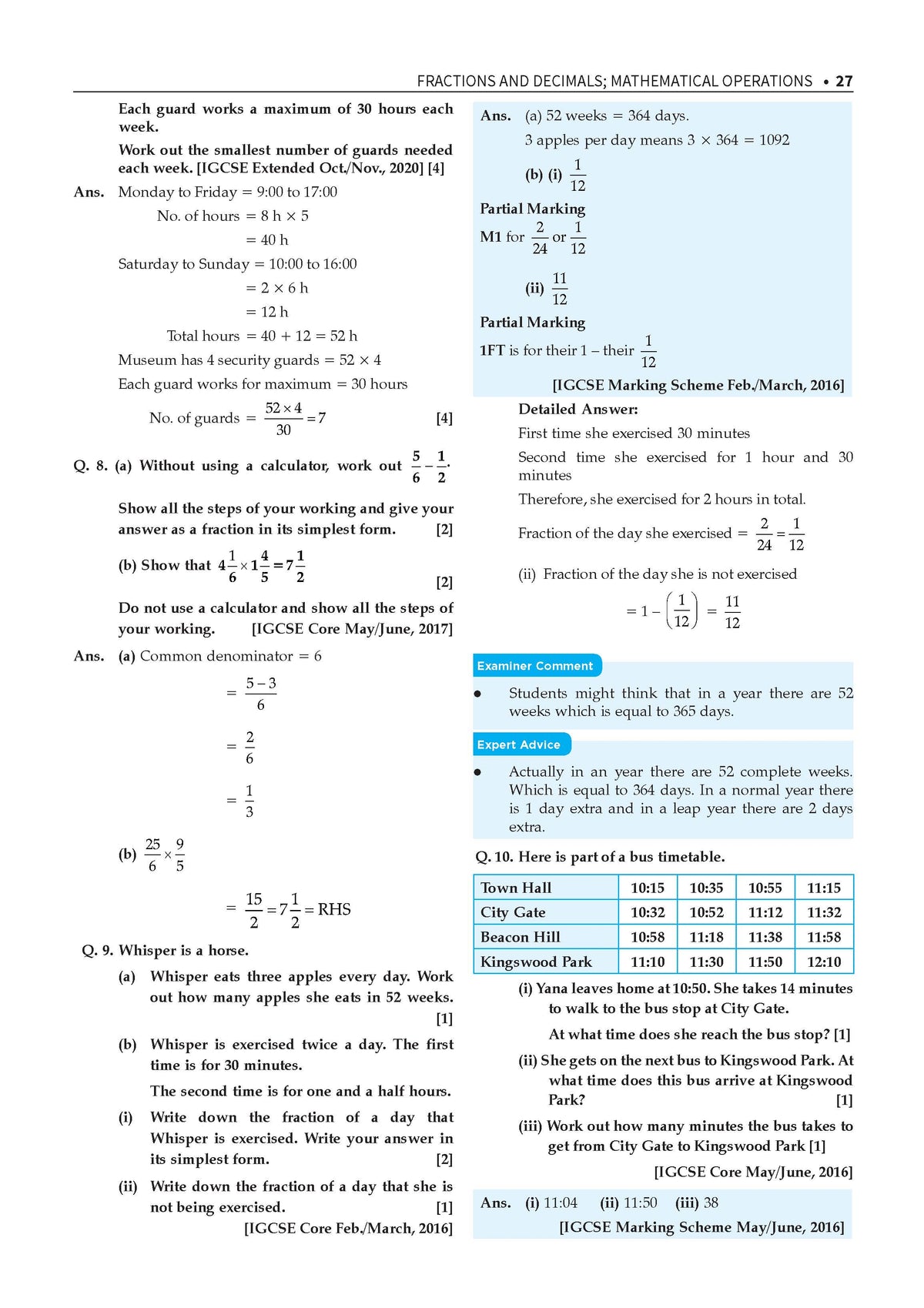 Oswaal IGCSE Topical Past Solved Papers | Mathematics Vol. 1 (0580) | For 2027 Exam | With Oswaal AI