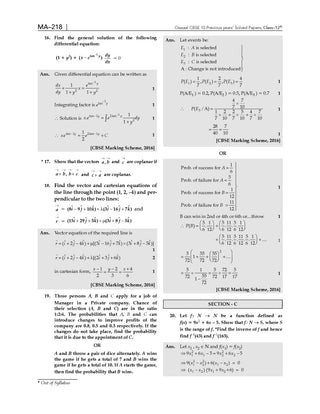 CBSE 10 Previous Years Solved Papers and Competency Focused Questions Chapter-wise Class 12 PCM (Set of 2)