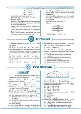 One For All Olympiads Class 7 Maths Prep-Guide Book | Chapter-wise Previous Years' Solved Papers | Questions for SOF IMO & Other Olympiad Exams 2026 | With Sample Practice Papers & Oswaal.AI
