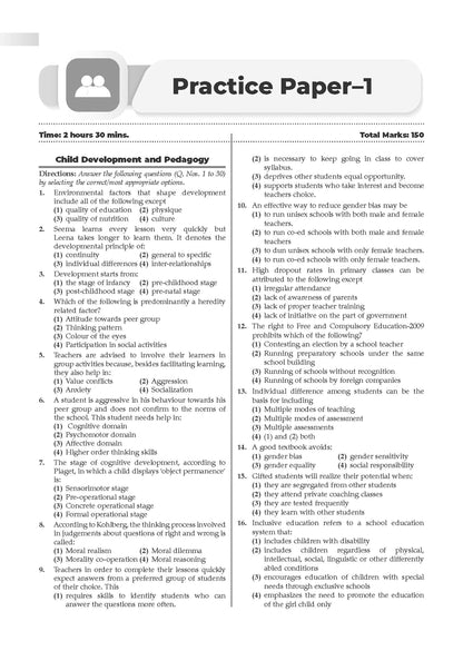 CTET Paper 2 (Classes 6-8) Mathematics & Science 19 Previous Years' Solved Papers English Medium | Year-wise 2013-2025 | Includes Feb 2026 Solved Paper | With Oswaal AI | For 2026 Exam