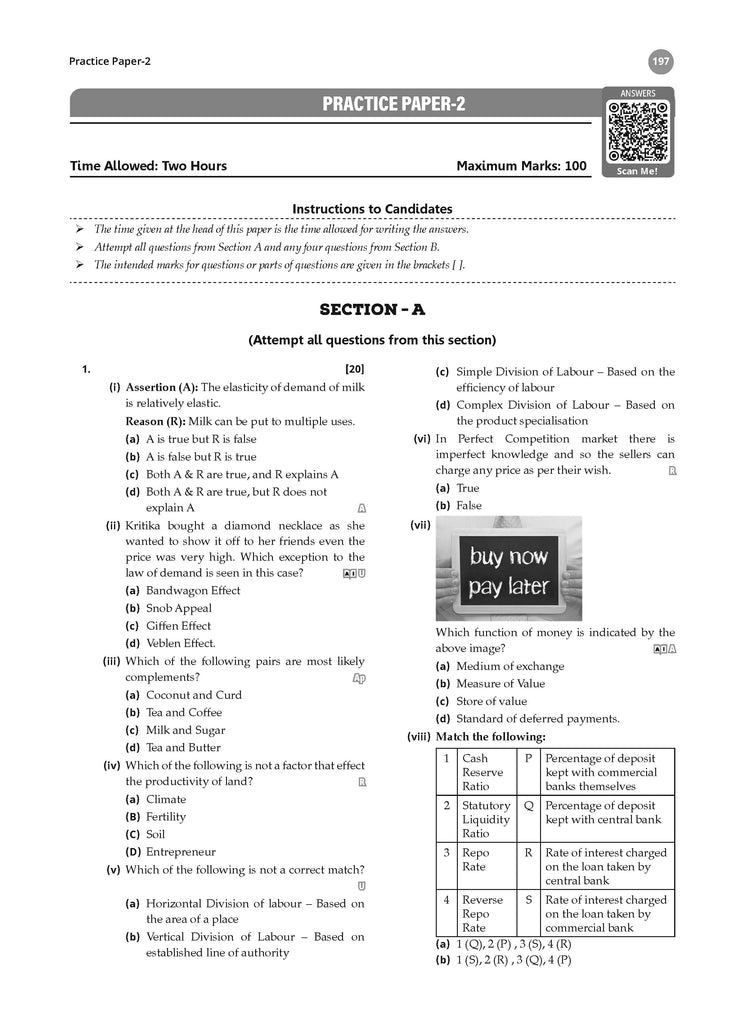 ICSE Question Bank Chapterwise & Topicwise Solved Papers Class 10 Economic Application For 2026 Exam