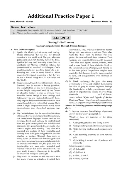 Oswaal CBSE & NCERT One for All Class 12 English Core (For 2027 Exam)