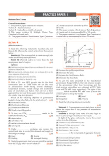 CBSE Question Bank Chapterwise and Topicwise SOLVED PAPERS Class 12 Economics For Exam 2026