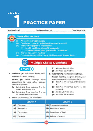 One For All Olympiads Class 1 Science Prep-Guide Book | Chapter-wise Previous Years' Solved Papers | Questions for SOF NSO & Other Olympiad Exams 2026 | With Sample Practice Papers & Oswaal.AI