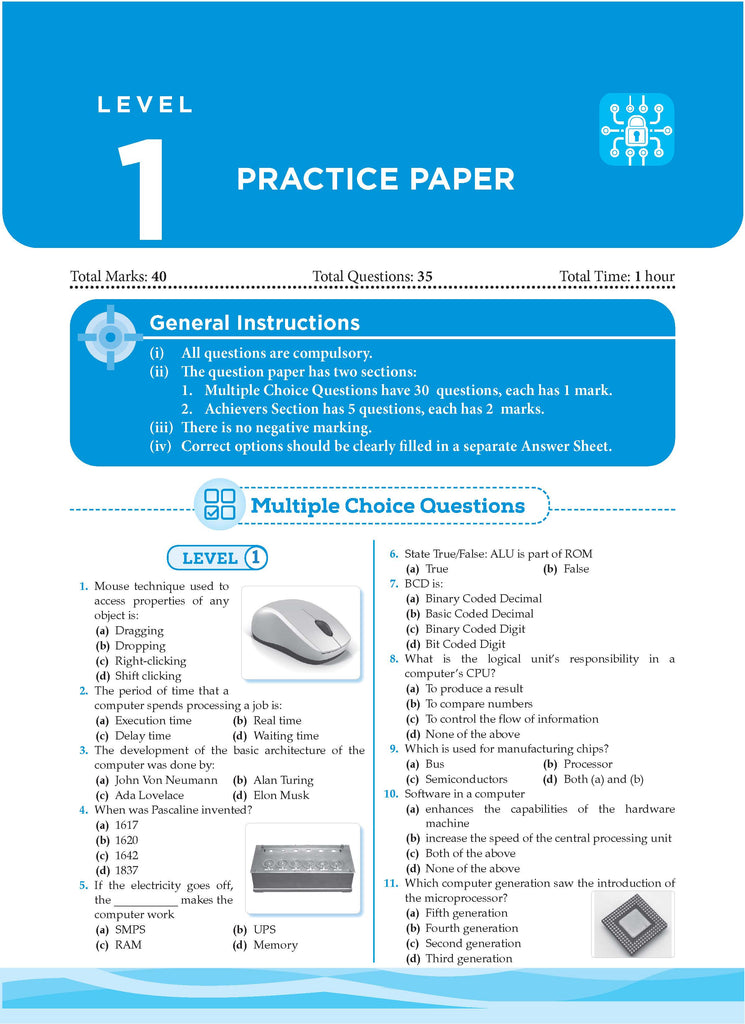 One for All Olympiads Previous Year Solved Papers Class 7 Cyber For 2025 Exam