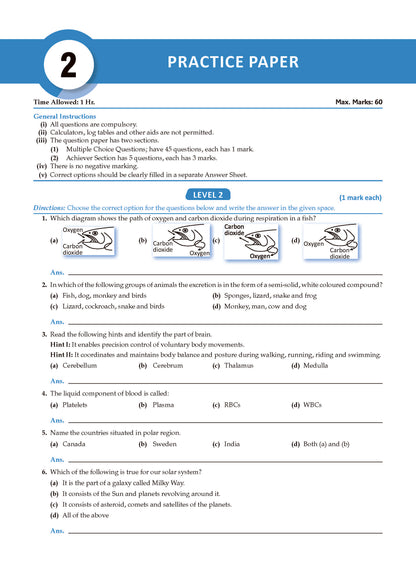 Oswaal One For All Olympiads Workbook Class 7 Science | Questions for SOF NSO & Other Olympiad Exams 2026 | With Sample Practice Papers & Oswaal.AI