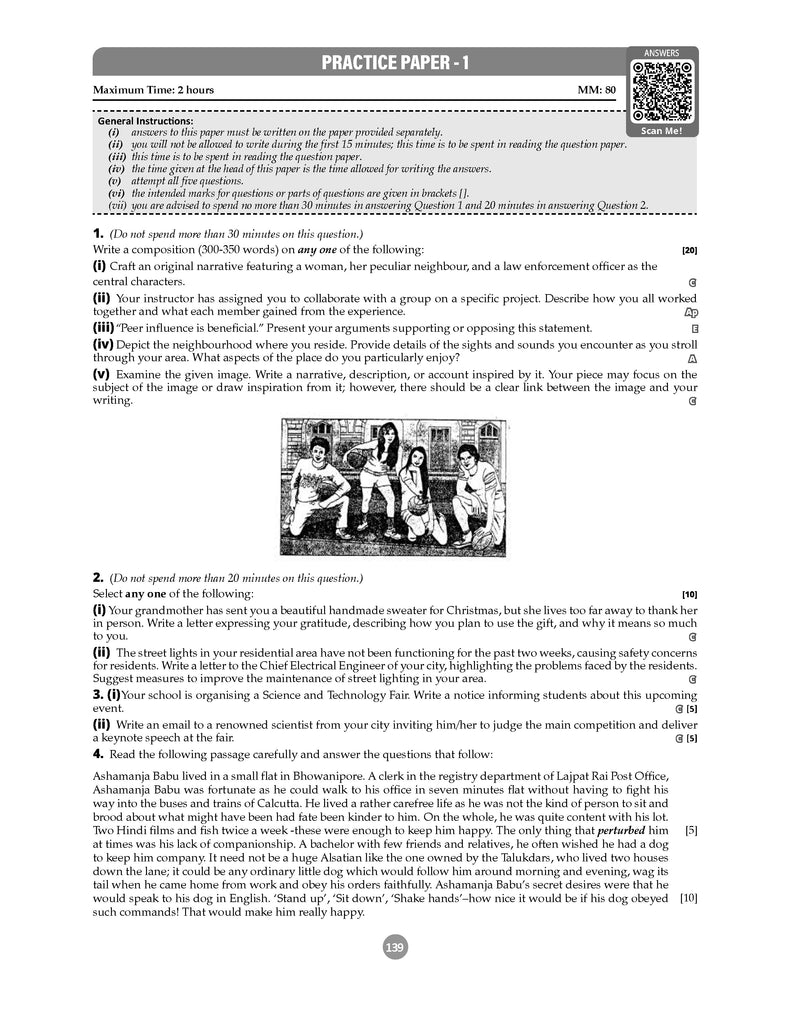 ICSE Question Bank Chapterwise & Topicwise Solved Papers Class 9 & 10 English-1 For 2026 Exam