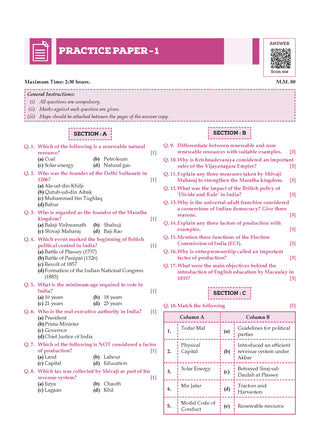 One For All Question Banks NCERT & CBSE Class 8 (Set of 6 Books) Mathematics, Science, Social Science, English, Hindi And Sanskrit (For Latest Exam)
