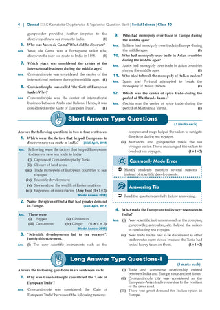 Karnataka Class 10 Social Science Chapterwise and Topicwise Question Bank Solved Papers 2017-2026 | For 2027 Exam | With Oswaal AI