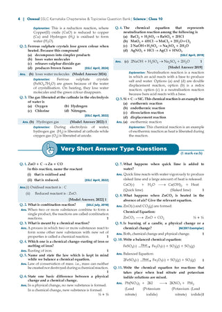 Karnataka Class 10 Science Chapterwise and Topicwise Question Bank  Solved Papers 2017-2026 | For 2027 Exam | With Oswaal AI